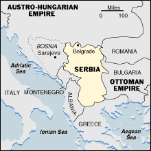 This is a political map of the Balkan Peninsula